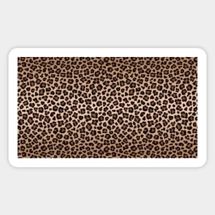 Feline Skin Spots Lover Gift Cheetah Leopard Black and Brown Sticker